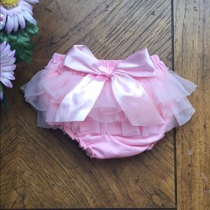 Pink 0-3 Mo diaper cover